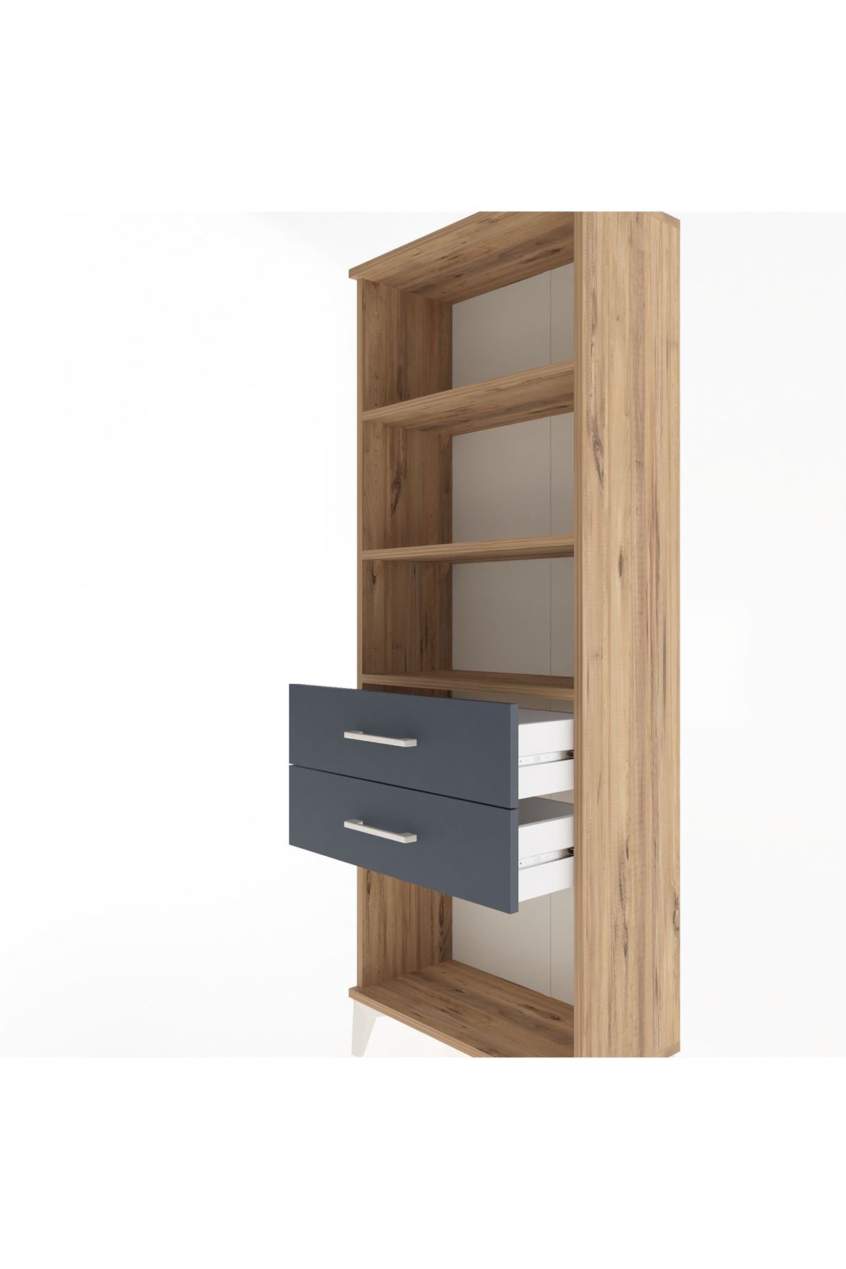 Arges Dolap 3 Raflı 2 Çekmeceli 60x30x163 - S20M112V8A