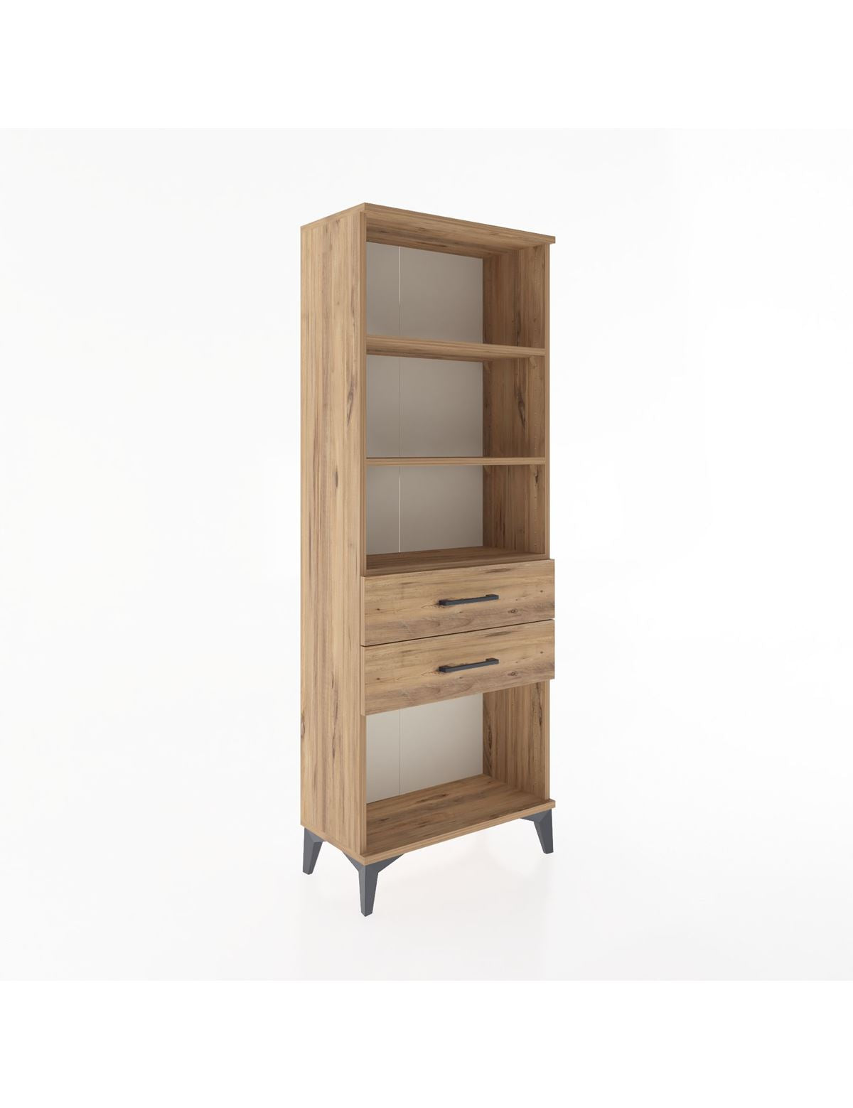 Arges Dolap 3 Raflı 2 Çekmeceli 60x30x163 - S20M112V9A