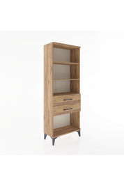 Arges Dolap 3 Raflı 2 Çekmeceli 60x30x163 - S20M112V9A