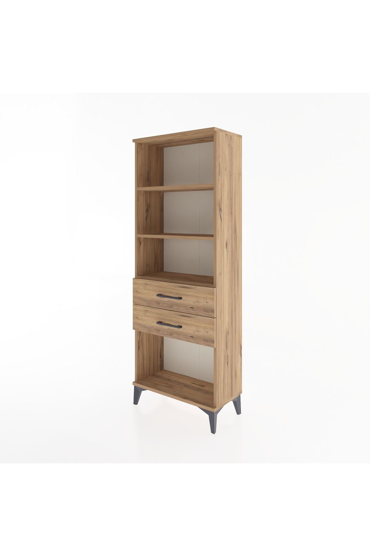 Arges Dolap 3 Raflı 2 Çekmeceli 60x30x163 - S20M112V9A