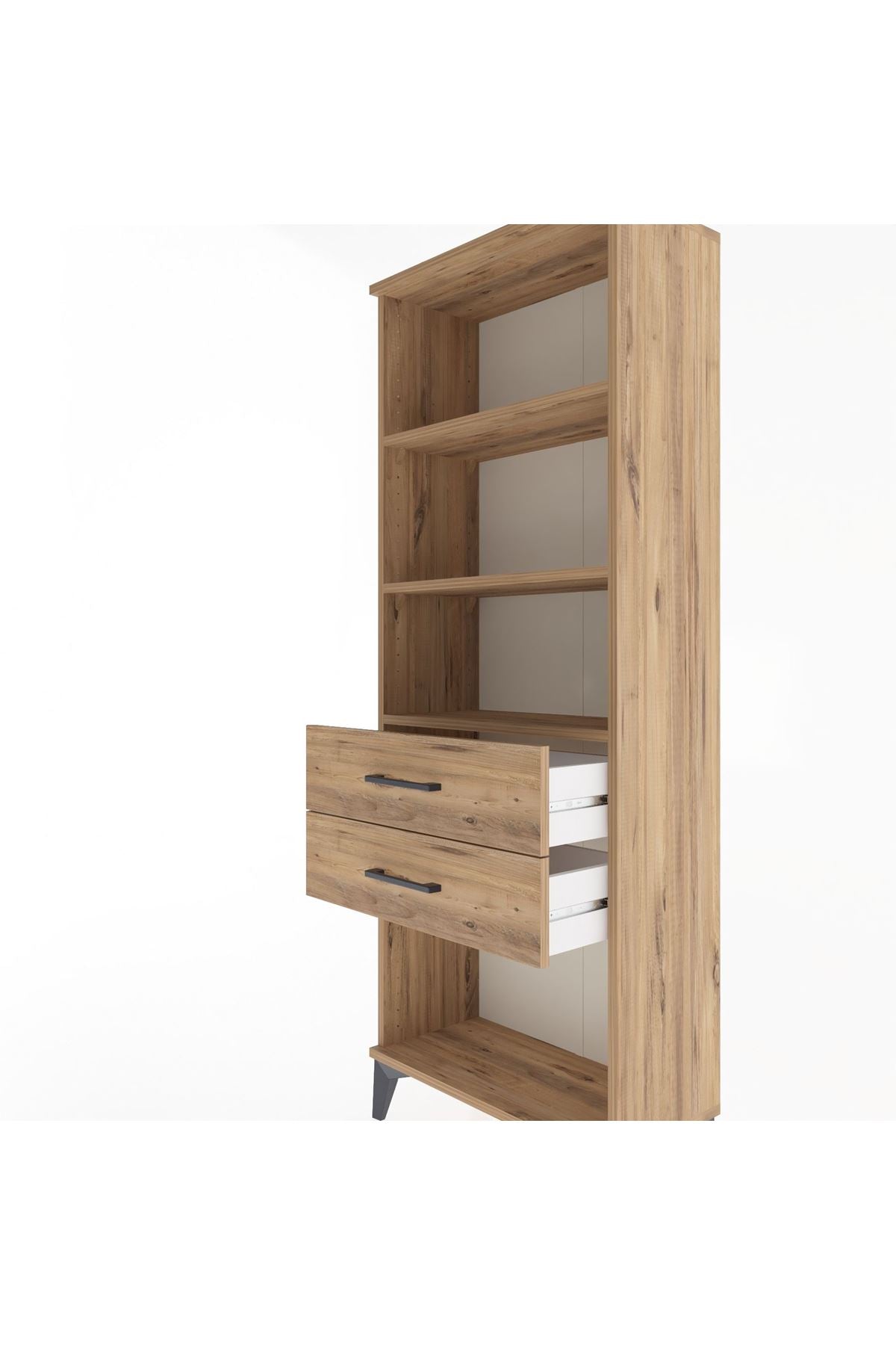 Arges Dolap 3 Raflı 2 Çekmeceli 60x30x163 - S20M112V9A