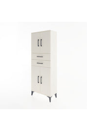 Arges Dolap 3 Raflı 2 Çekmeceli 4 Kapaklı 60x30x163 - S20M113V1A