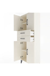 Arges Dolap 3 Raflı 2 Çekmeceli 4 Kapaklı 60x30x163 - S20M113V1A