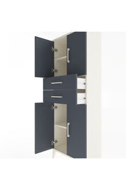 Arges Dolap 3 Raflı 2 Çekmeceli 4 Kapaklı 60x30x163 - S20M113V2A