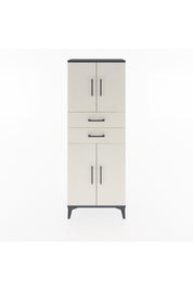 Arges Dolap 3 Raflı 2 Çekmeceli 4 Kapaklı 60x30x163 - S20M113V4A