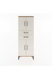 Arges Dolap 3 Raflı 2 Çekmeceli 4 Kapaklı 60x30x163 - S20M113V7A