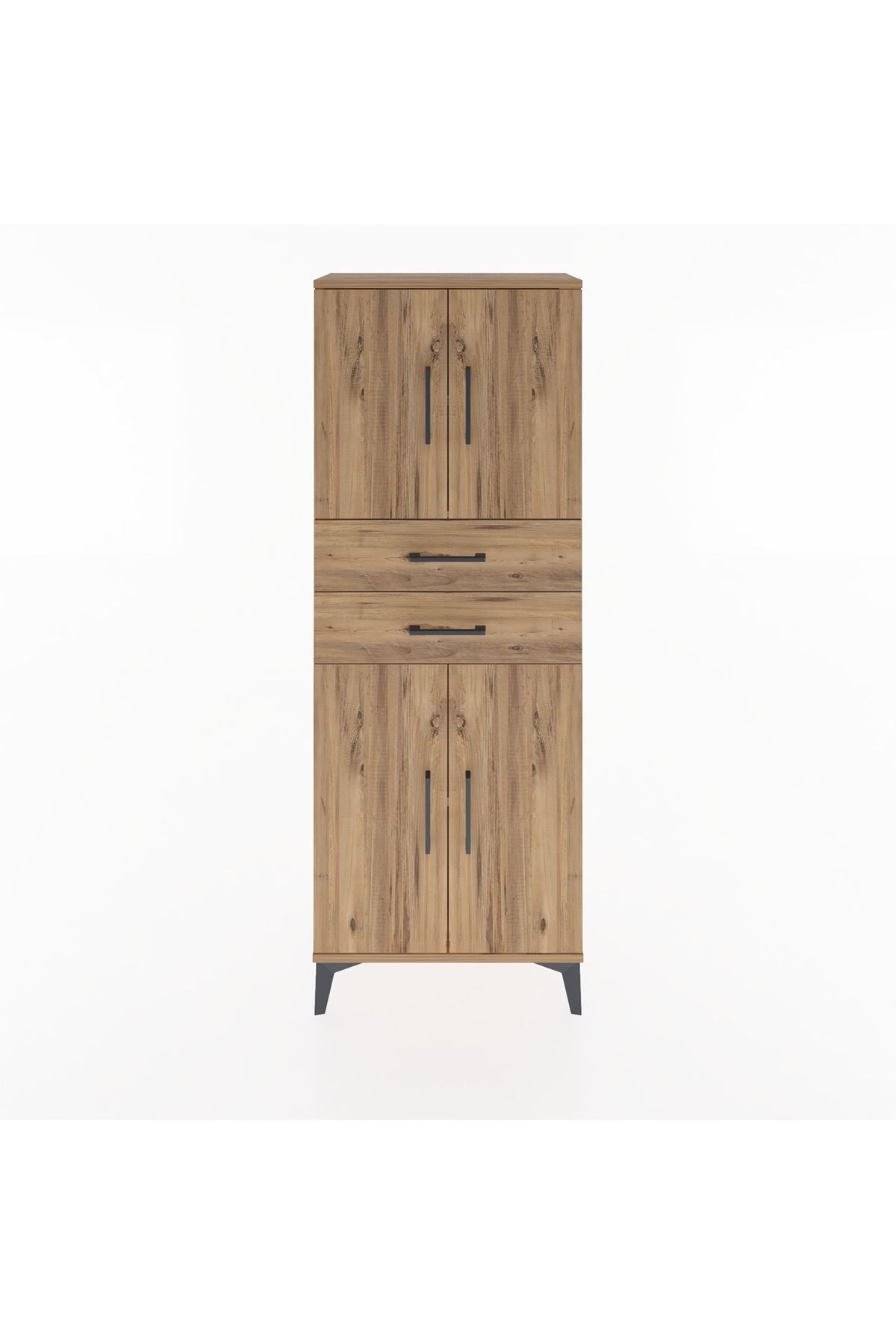 Arges Dolap 3 Raflı 2 Çekmeceli 4 Kapaklı 60x30x163 - S20M113V9A