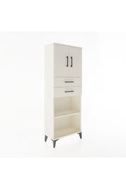 Arges Dolap 3 Raflı 2 Çekmeceli 2 Kapaklı 60x30x163 - S20M115V1A