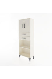 Arges Dolap 3 Raflı 2 Çekmeceli 2 Kapaklı 60x30x163 - S20M115V1A