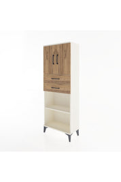 Arges Dolap 3 Raflı 2 Çekmeceli 2 Kapaklı 60x30x163 - S20M115V3A