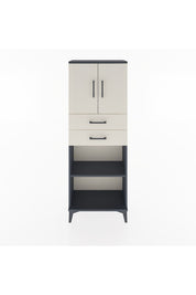 Arges Dolap 3 Raflı 2 Çekmeceli 2 Kapaklı 60x30x163 - S20M115V4A