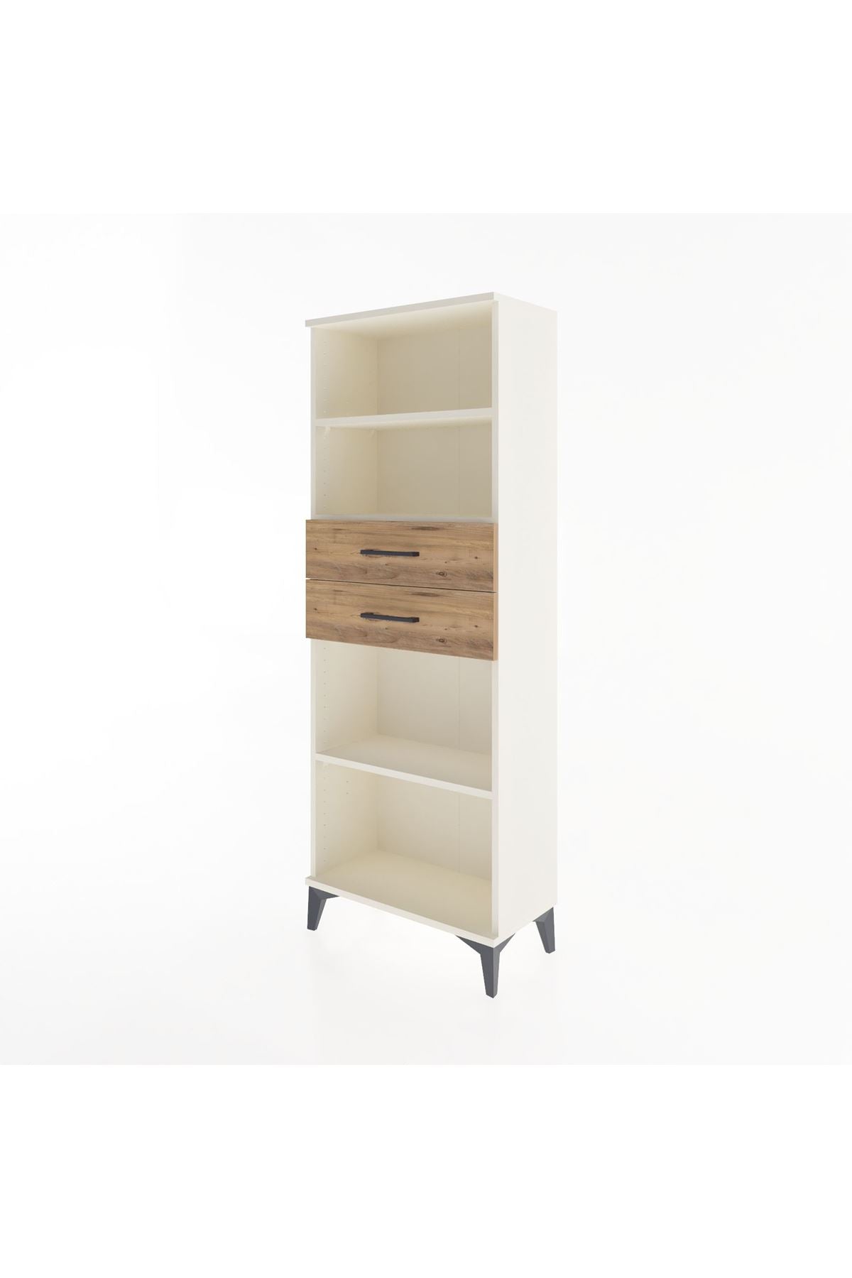 Arges Dolap 3 Raflı 2 Çekmeceli 60x30x163 - S20M116V3A