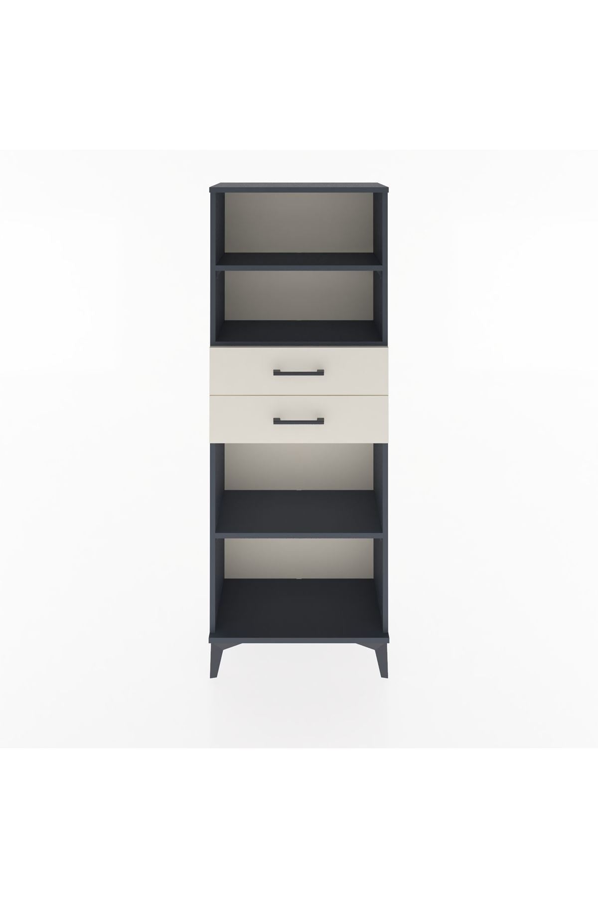Arges Dolap 3 Raflı 2 Çekmeceli 60x30x163 - S20M116V4A