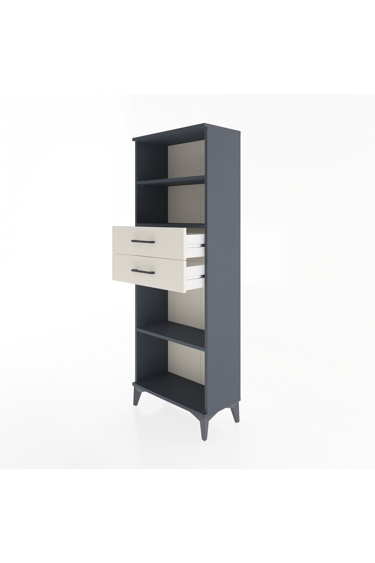 Arges Dolap 3 Raflı 2 Çekmeceli 60x30x163 - S20M116V4A