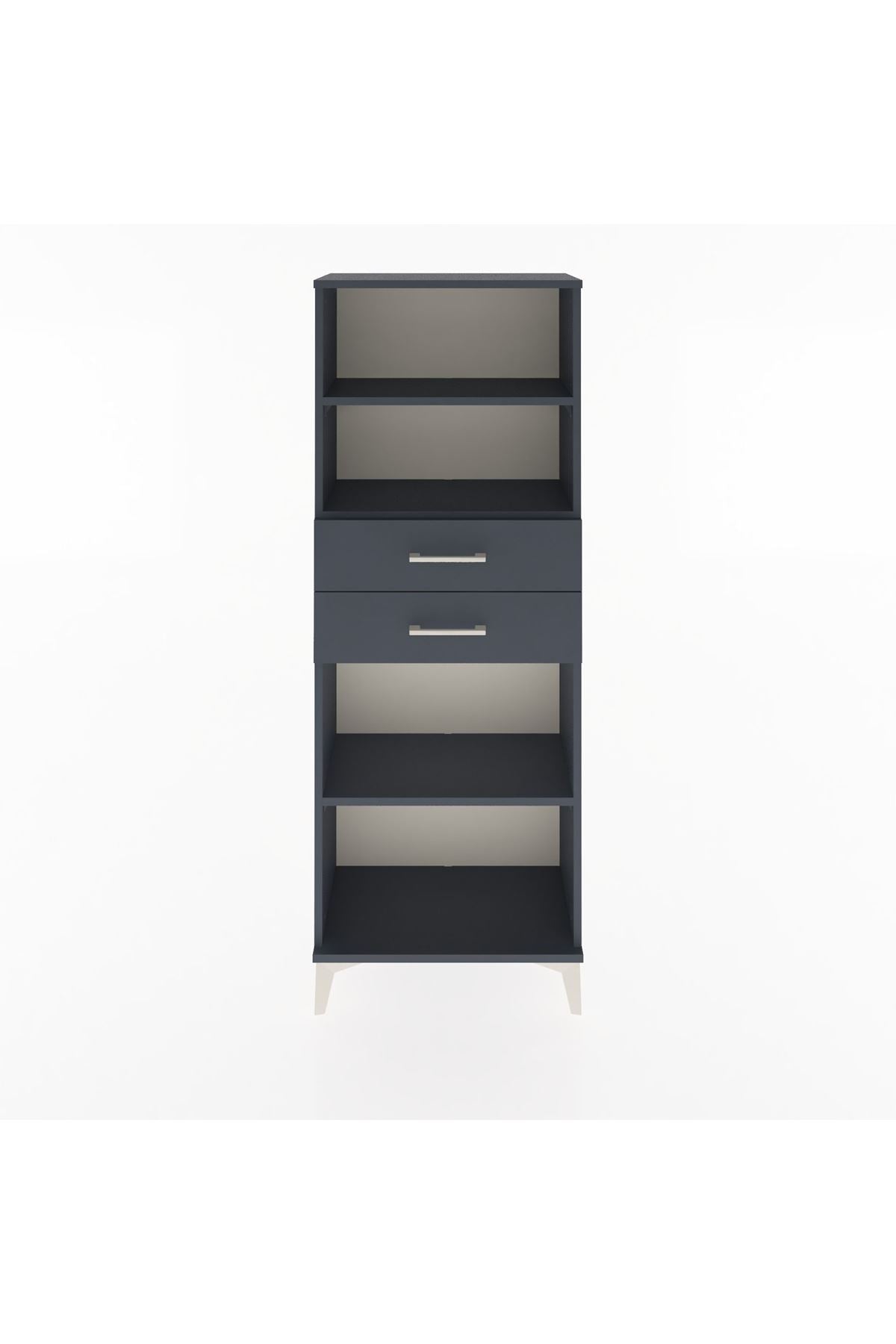 Arges Dolap 3 Raflı 2 Çekmeceli 60x30x163 - S20M116V5A
