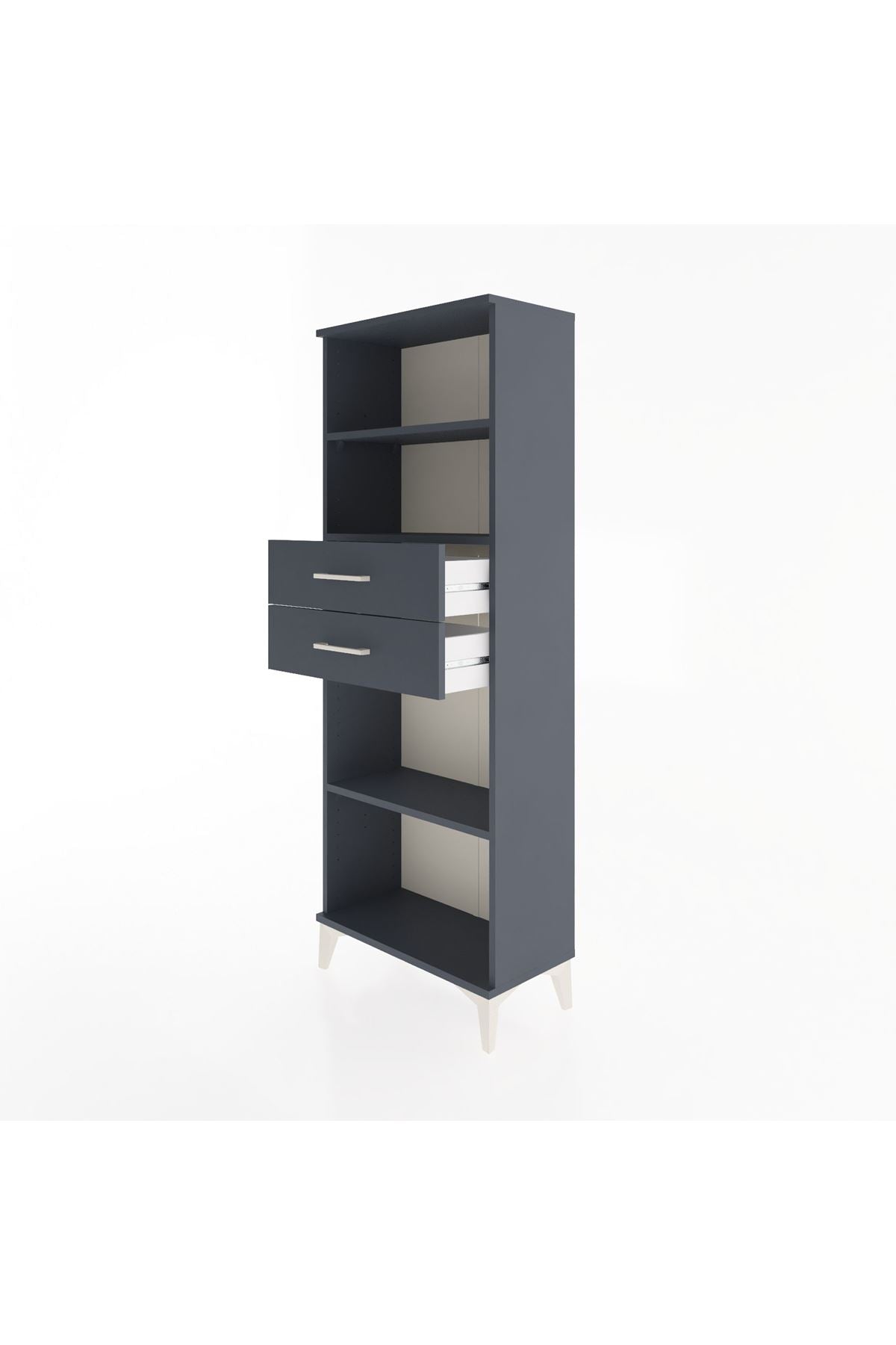 Arges Dolap 3 Raflı 2 Çekmeceli 60x30x163 - S20M116V5A