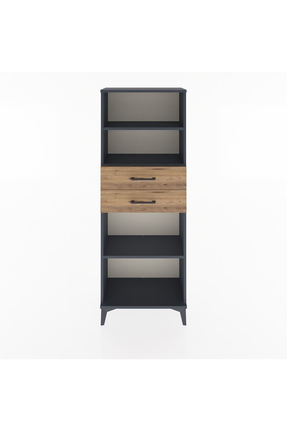 Arges Dolap 3 Raflı 2 Çekmeceli 60x30x163 - S20M116V6A