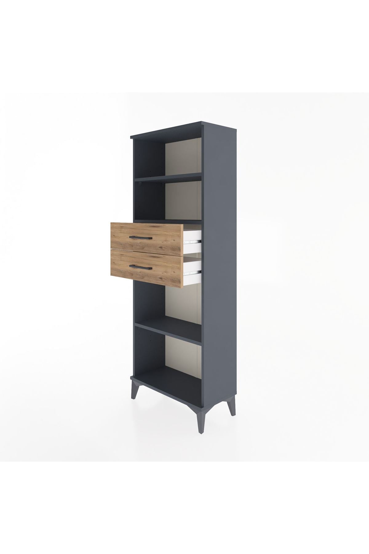 Arges Dolap 3 Raflı 2 Çekmeceli 60x30x163 - S20M116V6A