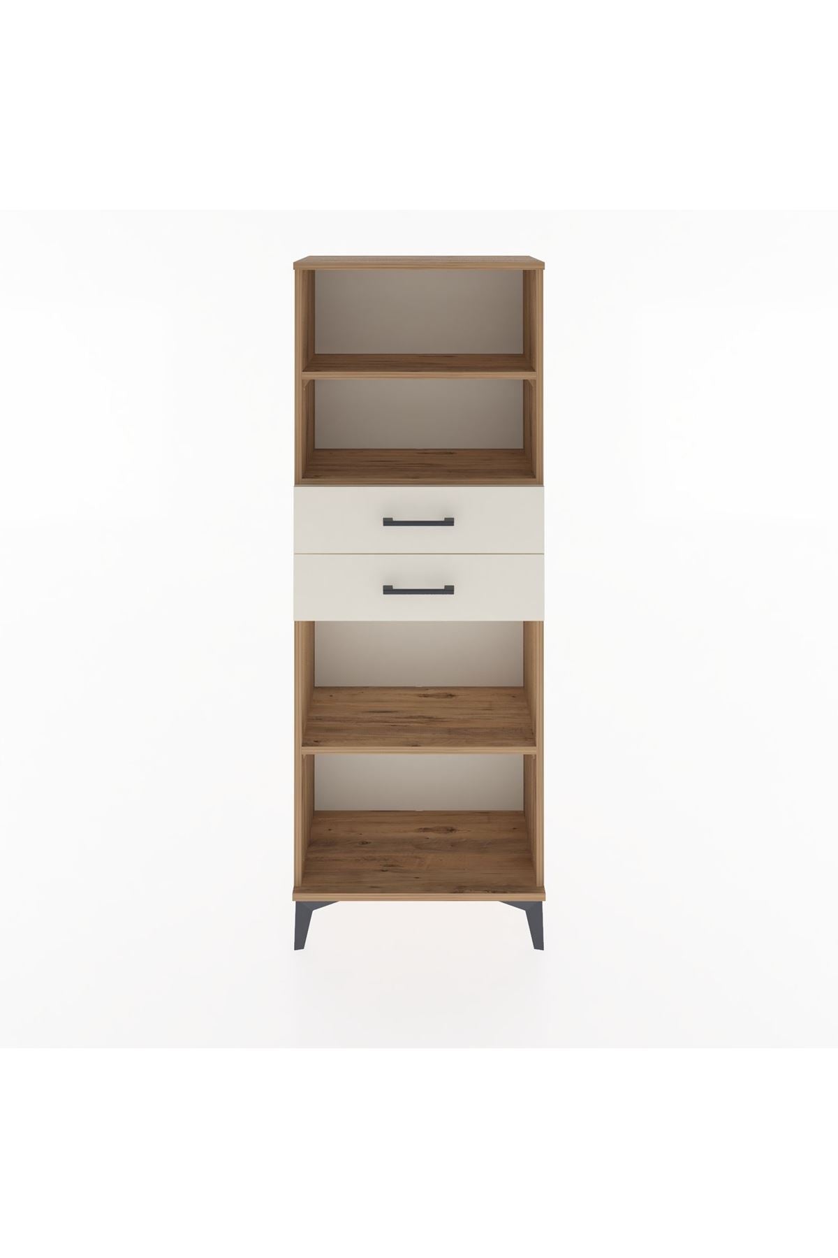 Arges Dolap 3 Raflı 2 Çekmeceli 60x30x163 - S20M116V7A