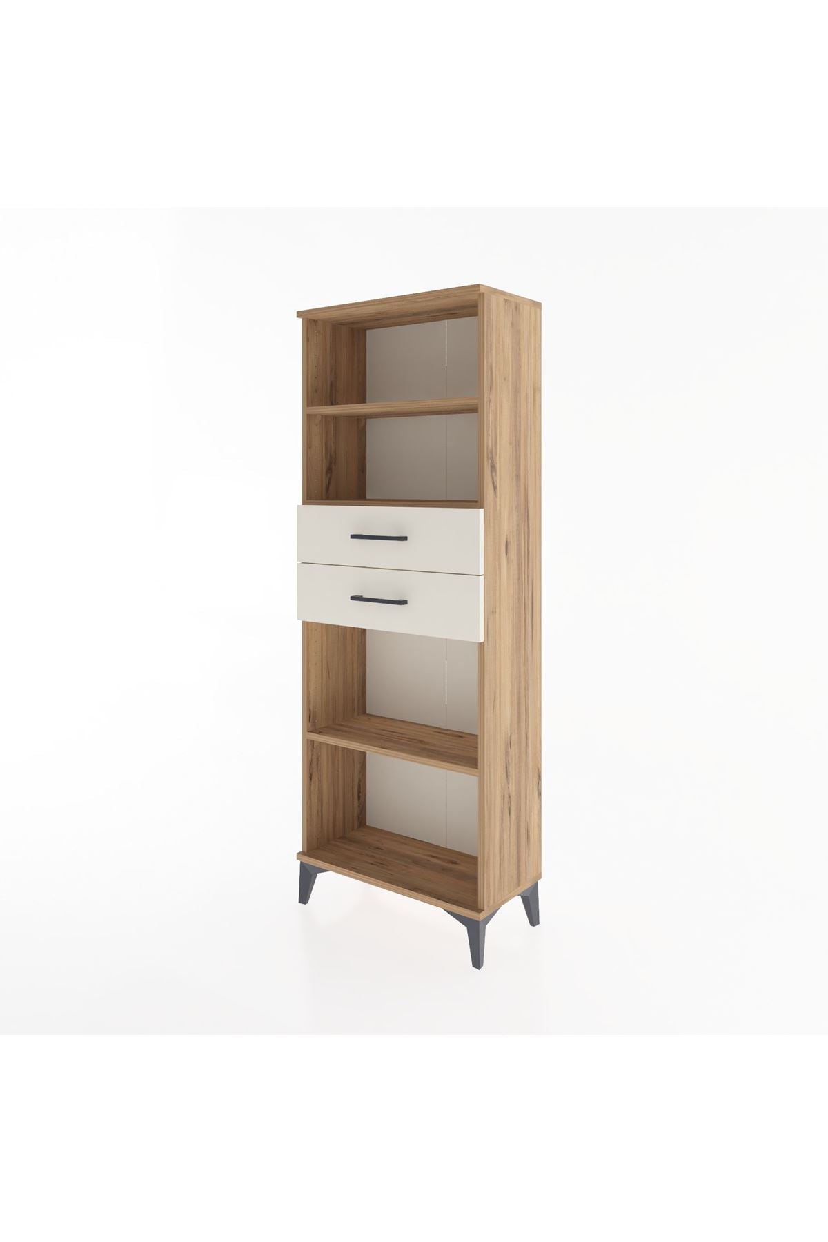 Arges Dolap 3 Raflı 2 Çekmeceli 60x30x163 - S20M116V7A