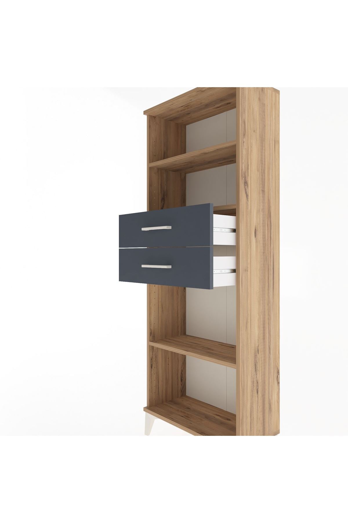 Arges Dolap 3 Raflı 2 Çekmeceli 60x30x163 - S20M116V8A