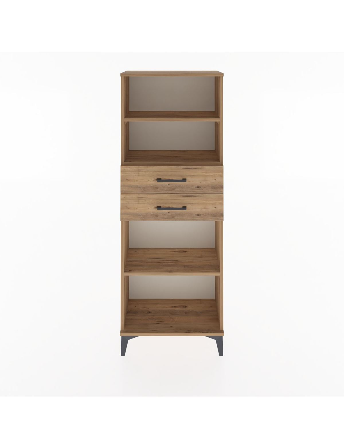 Arges Dolap 3 Raflı 2 Çekmeceli 60x30x163 - S20M116V9A