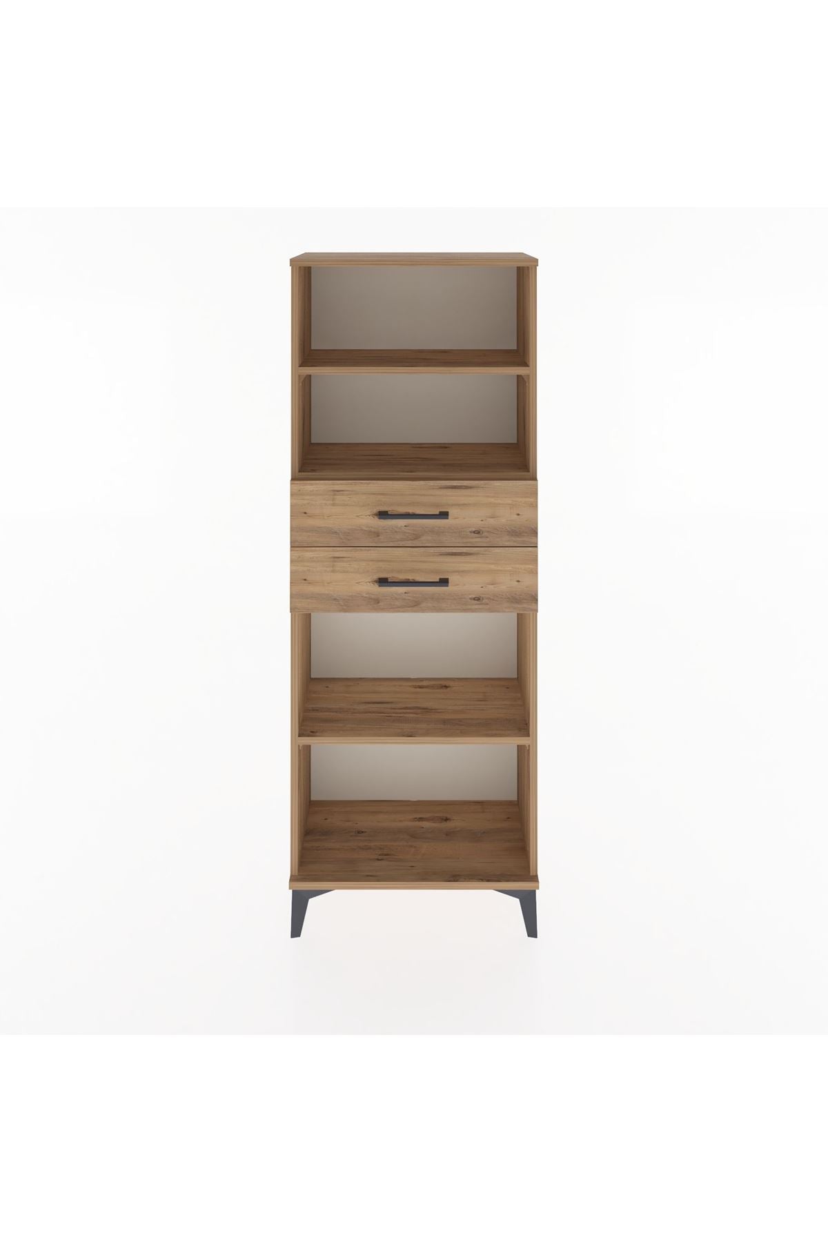 Arges Dolap 3 Raflı 2 Çekmeceli 60x30x163 - S20M116V9A
