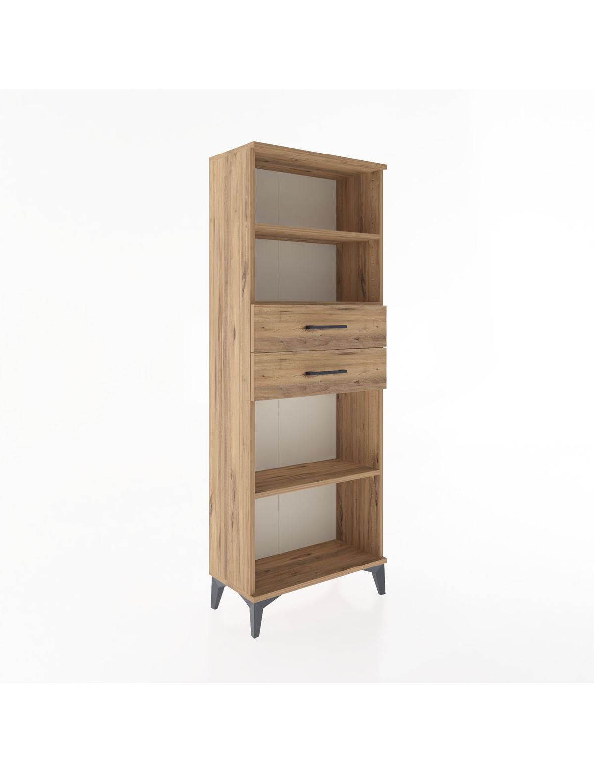 Arges Dolap 3 Raflı 2 Çekmeceli 60x30x163 - S20M116V9A