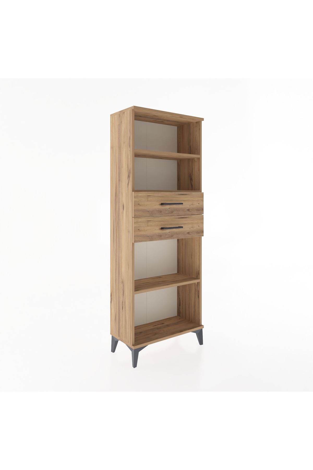 Arges Dolap 3 Raflı 2 Çekmeceli 60x30x163 - S20M116V9A