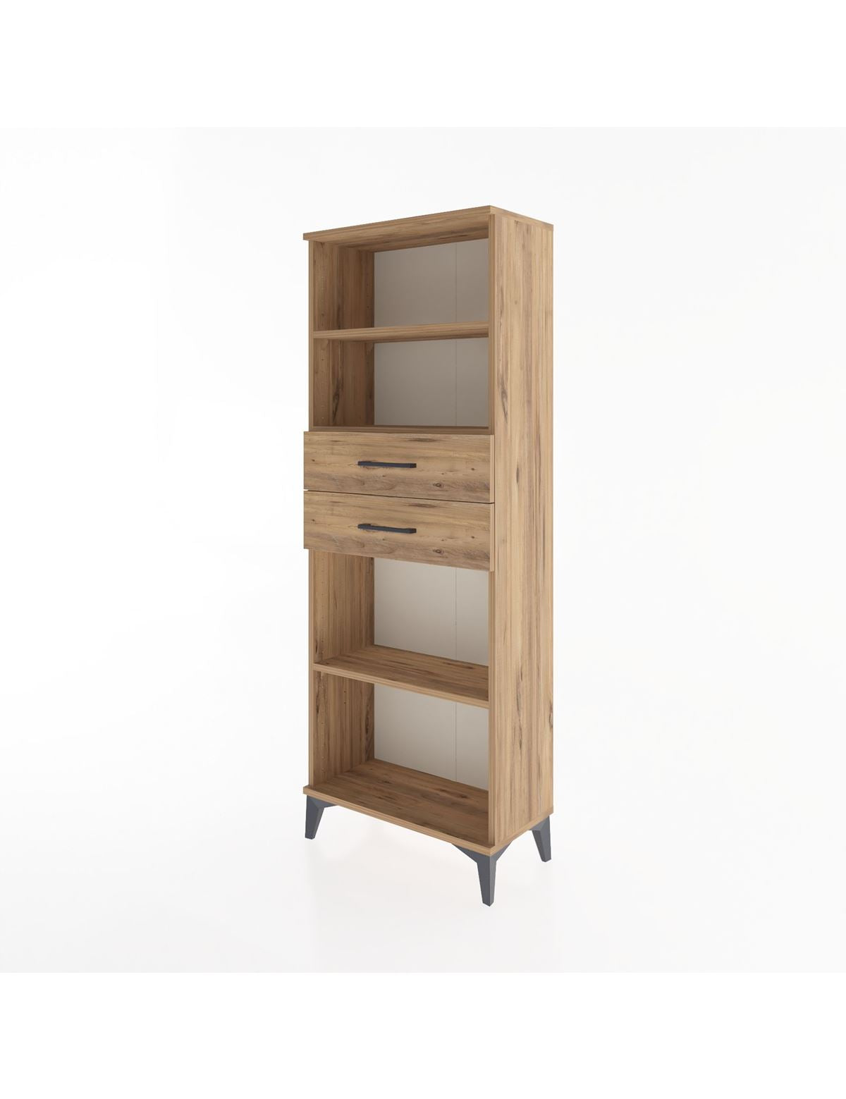 Arges Dolap 3 Raflı 2 Çekmeceli 60x30x163 - S20M116V9A