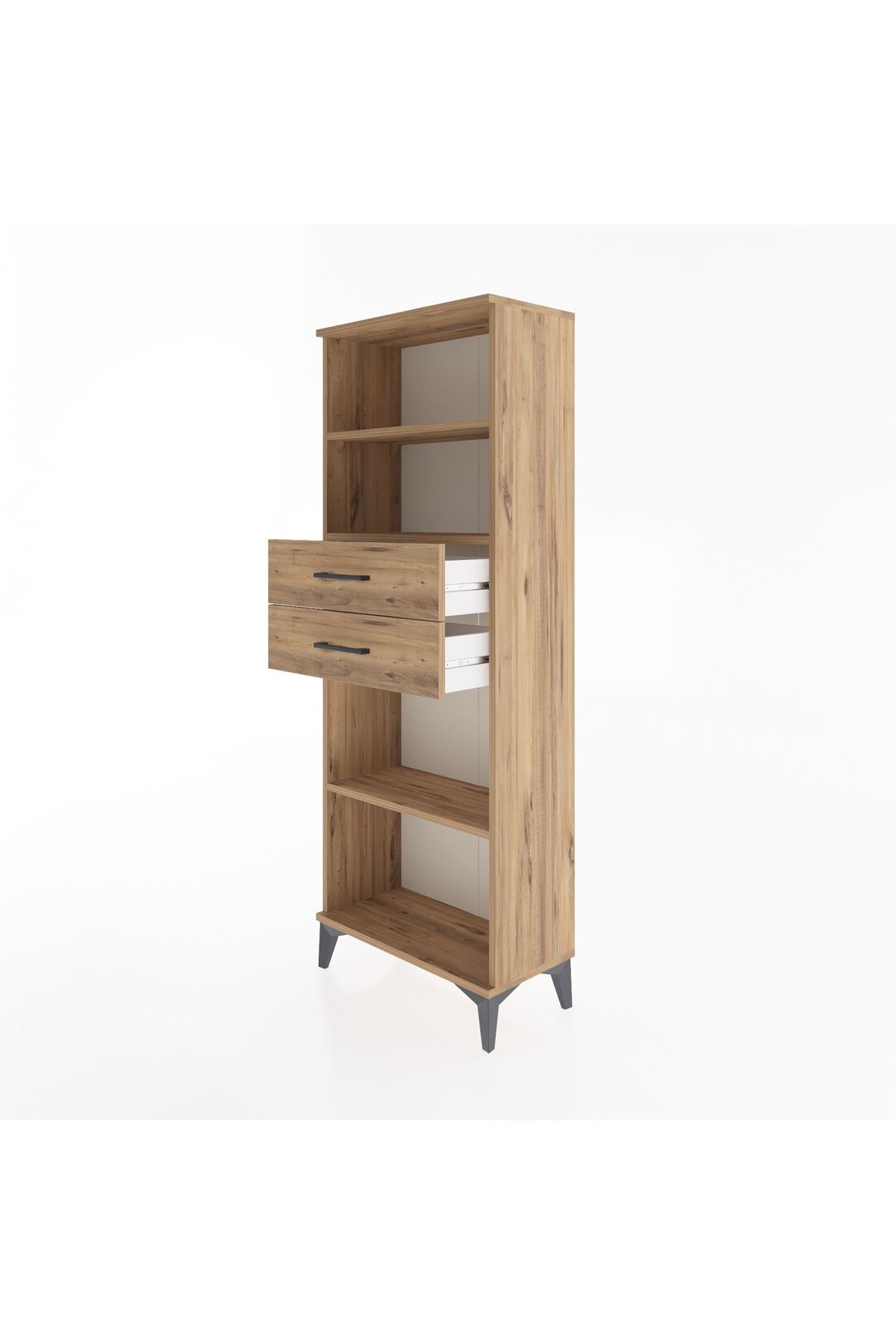 Arges Dolap 3 Raflı 2 Çekmeceli 60x30x163 - S20M116V9A