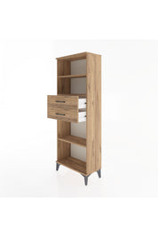 Arges Dolap 3 Raflı 2 Çekmeceli 60x30x163 - S20M116V9A