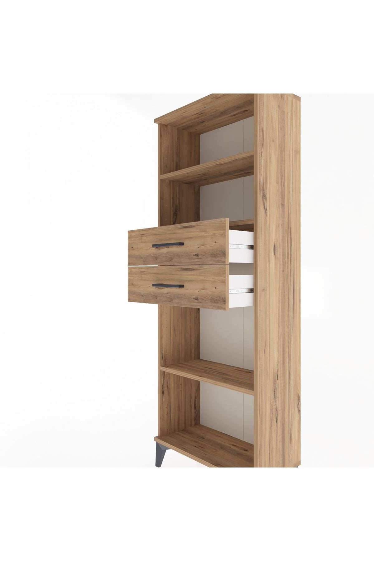 Arges Dolap 3 Raflı 2 Çekmeceli 60x30x163 - S20M116V9A