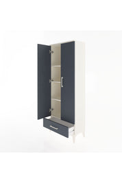 Arges Dolap 4 Raflı Tek Çekmeceli 2 Kapaklı 60x30x163 - S20M117V2A