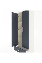 Arges Dolap 4 Raflı Tek Çekmeceli 2 Kapaklı 60x30x163 - S20M117V2A