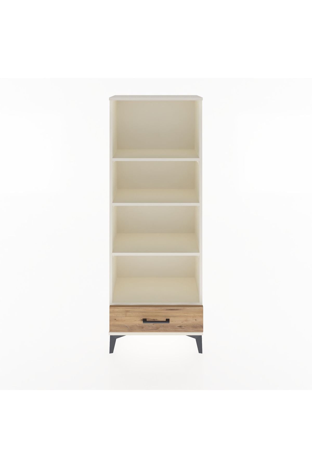 Arges Dolap 4 Raflı Tek Çekmeceli 60x30x163 - S20M118V3A