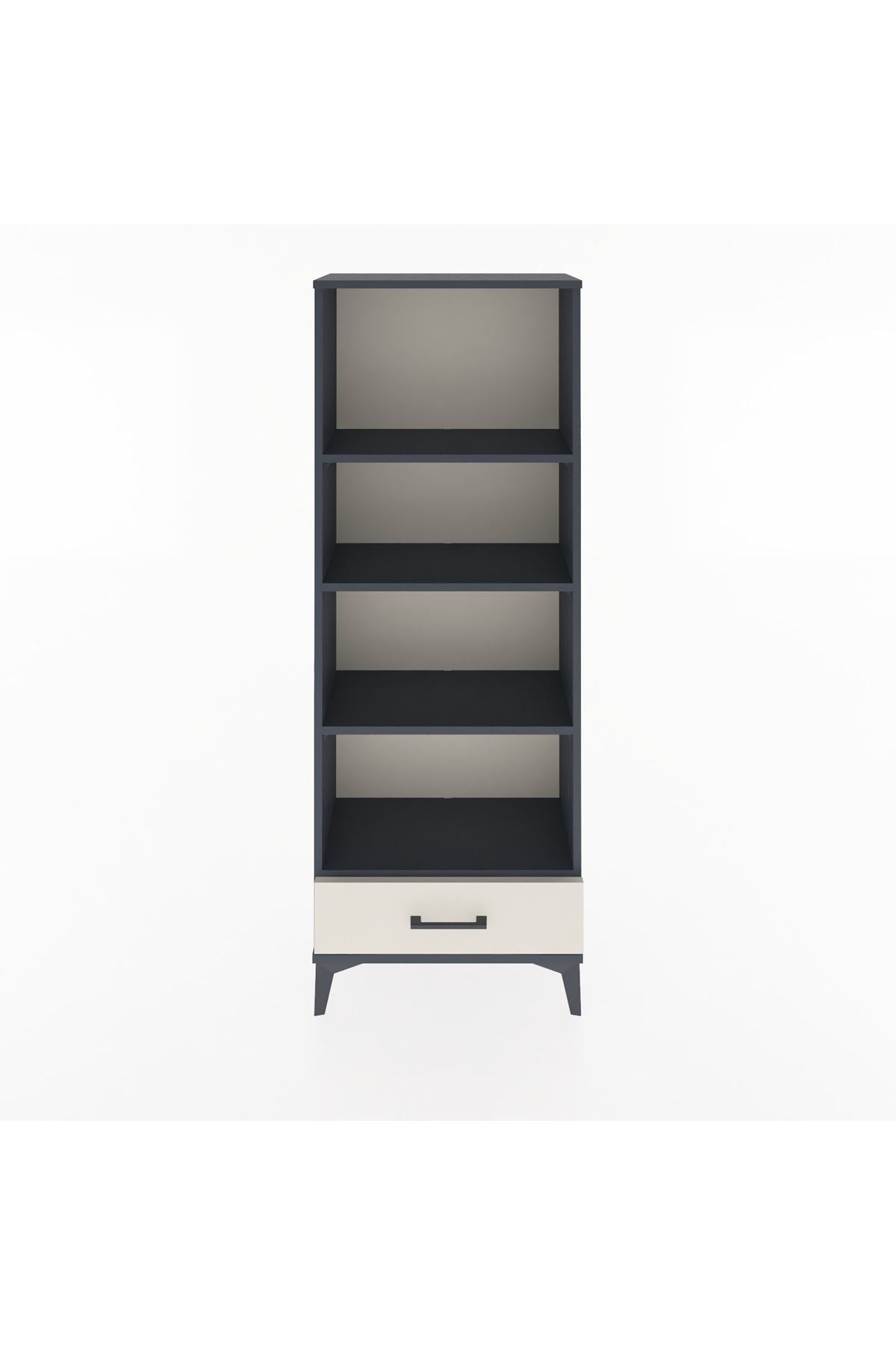 Arges Dolap 4 Raflı Tek Çekmeceli 60x30x163 - S20M118V4A
