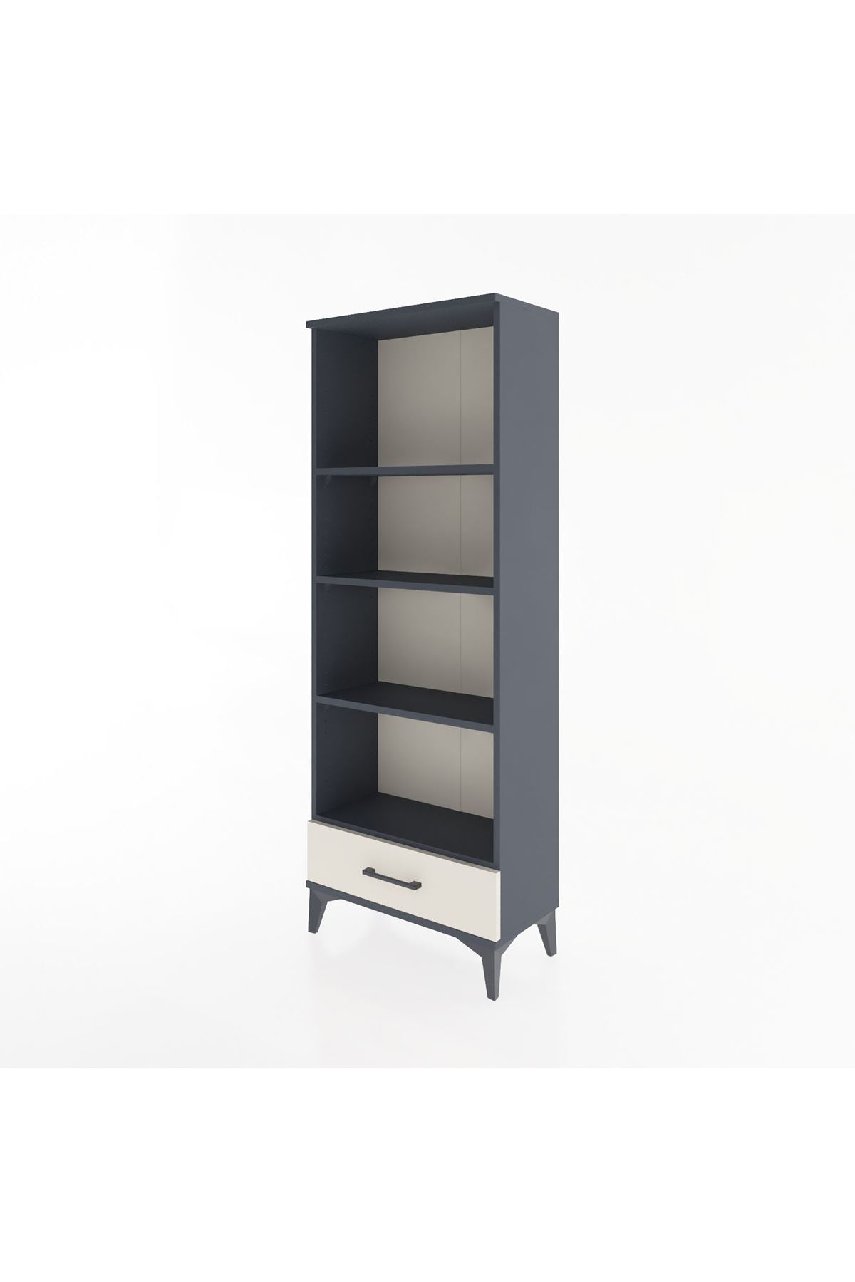 Arges Dolap 4 Raflı Tek Çekmeceli 60x30x163 - S20M118V4A