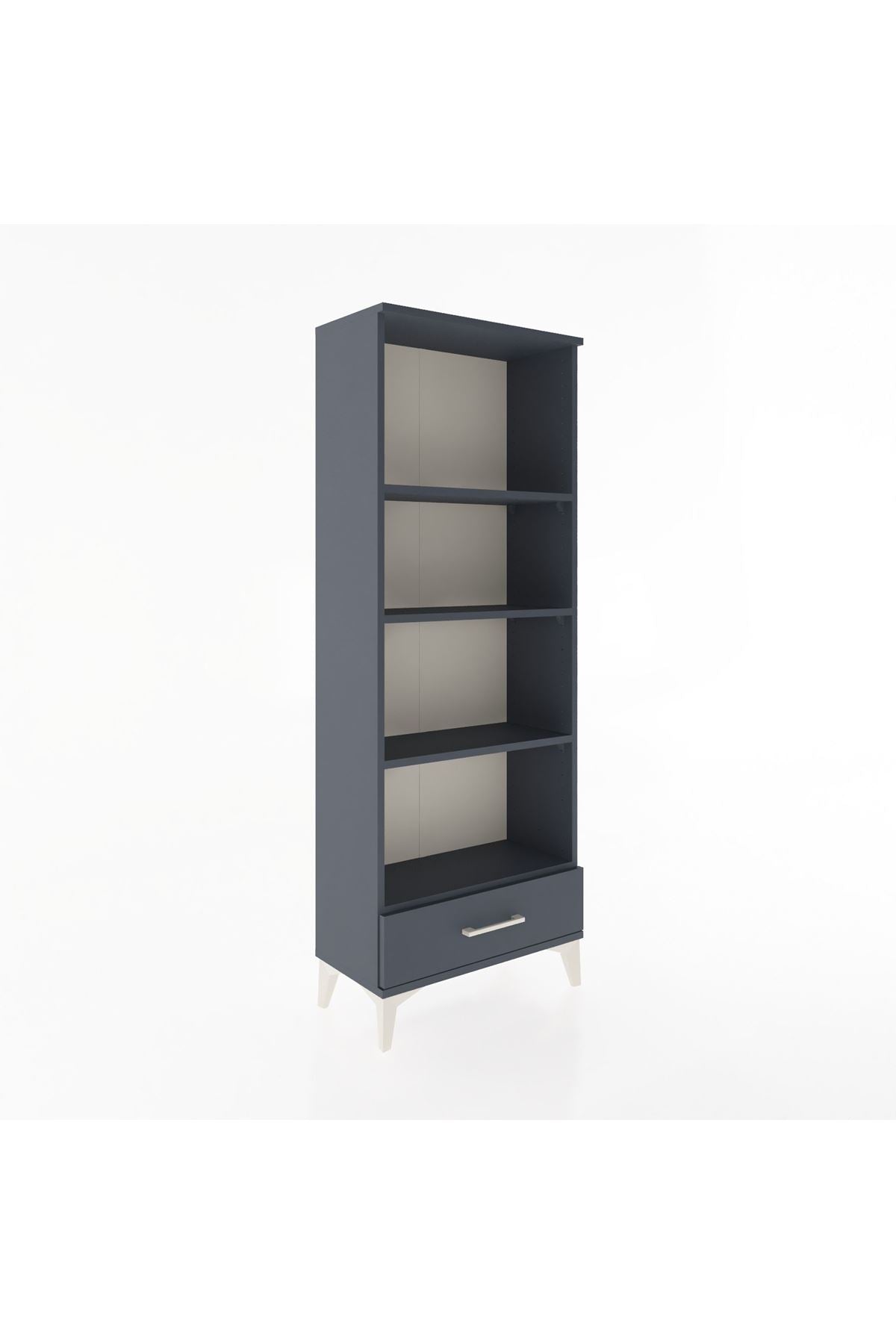 Arges Dolap 4 Raflı Tek Çekmeceli 60x30x163 - S20M118V5A