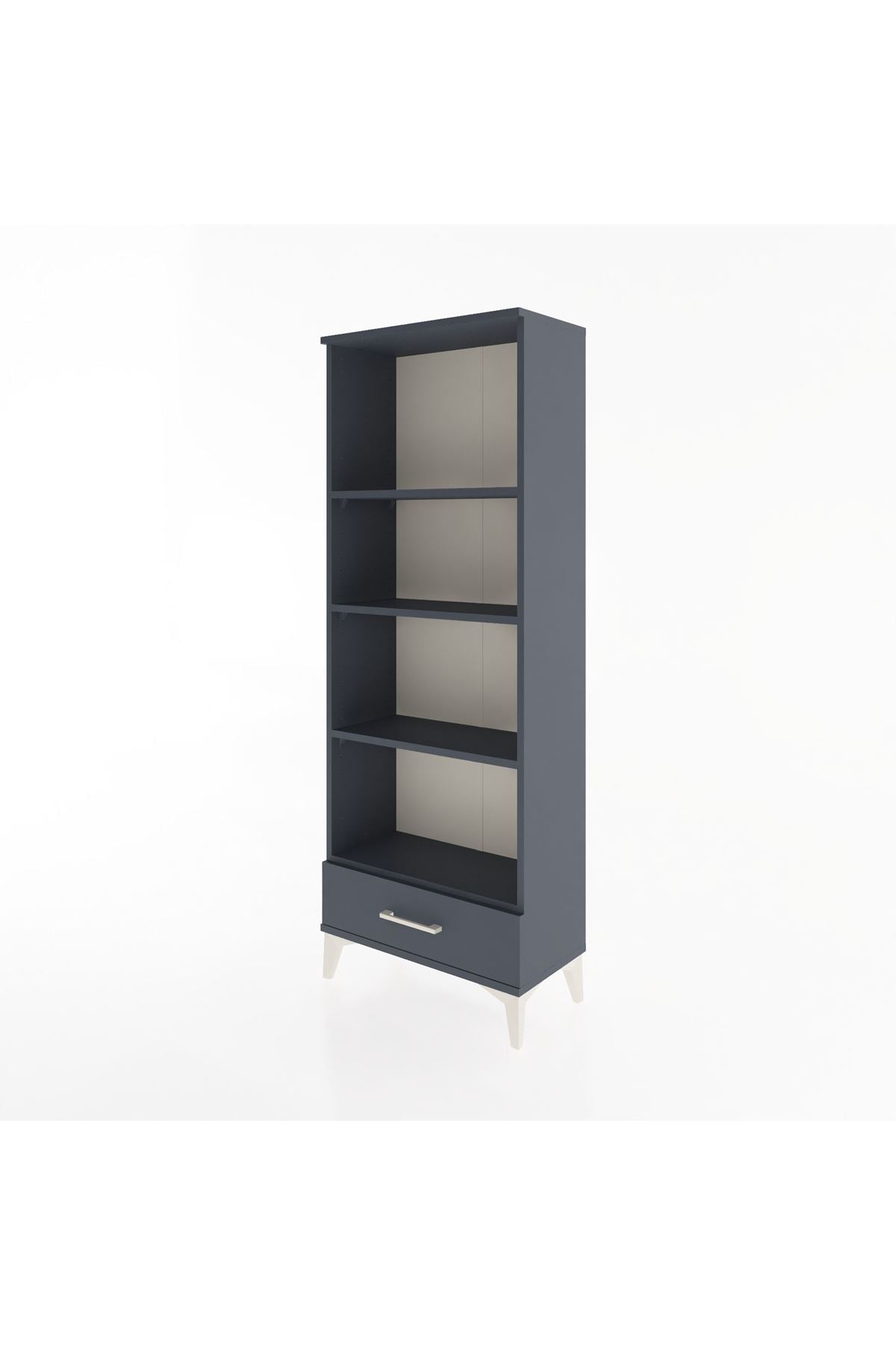 Arges Dolap 4 Raflı Tek Çekmeceli 60x30x163 - S20M118V5A