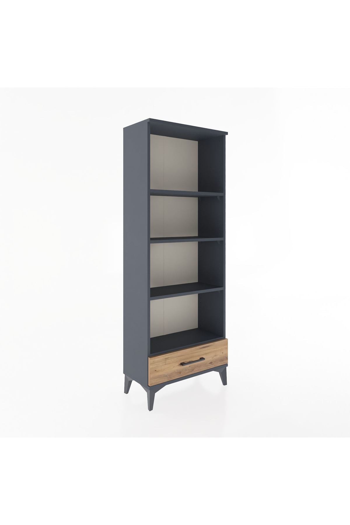 Arges Dolap 4 Raflı Tek Çekmeceli 60x30x163 - S20M118V6A