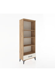 Arges Dolap 4 Raflı Tek Çekmeceli 60x30x163 - S20M118V7A