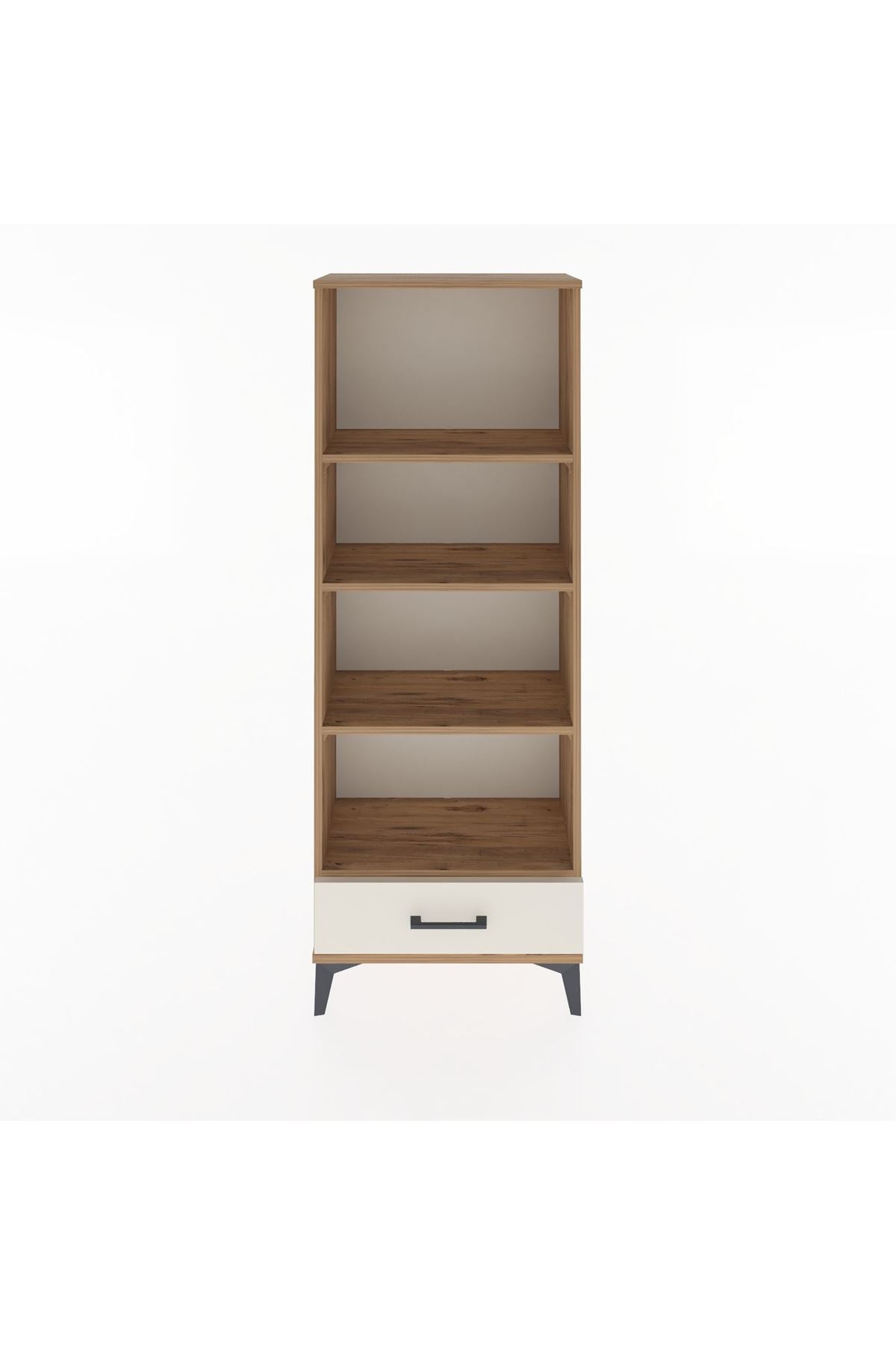 Arges Dolap 4 Raflı Tek Çekmeceli 60x30x163 - S20M118V7A