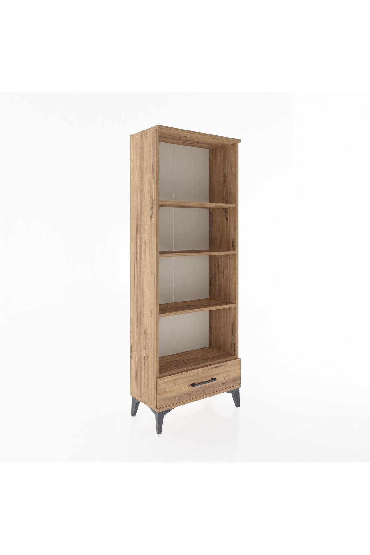 Arges Dolap 4 Raflı Tek Çekmeceli 60x30x163 - S20M118V9A