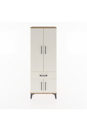 Arges Dolap 3 Raflı Tek Çekmeceli 4 Kapaklı 60x30x163 - S20M119V7A