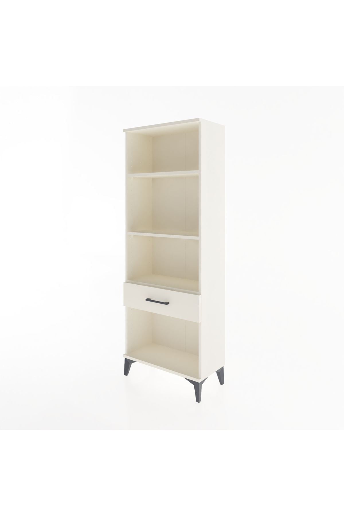 Arges Dolap 3 Raflı Tek Çekmeceli 60x30x163 - S20M122V1A