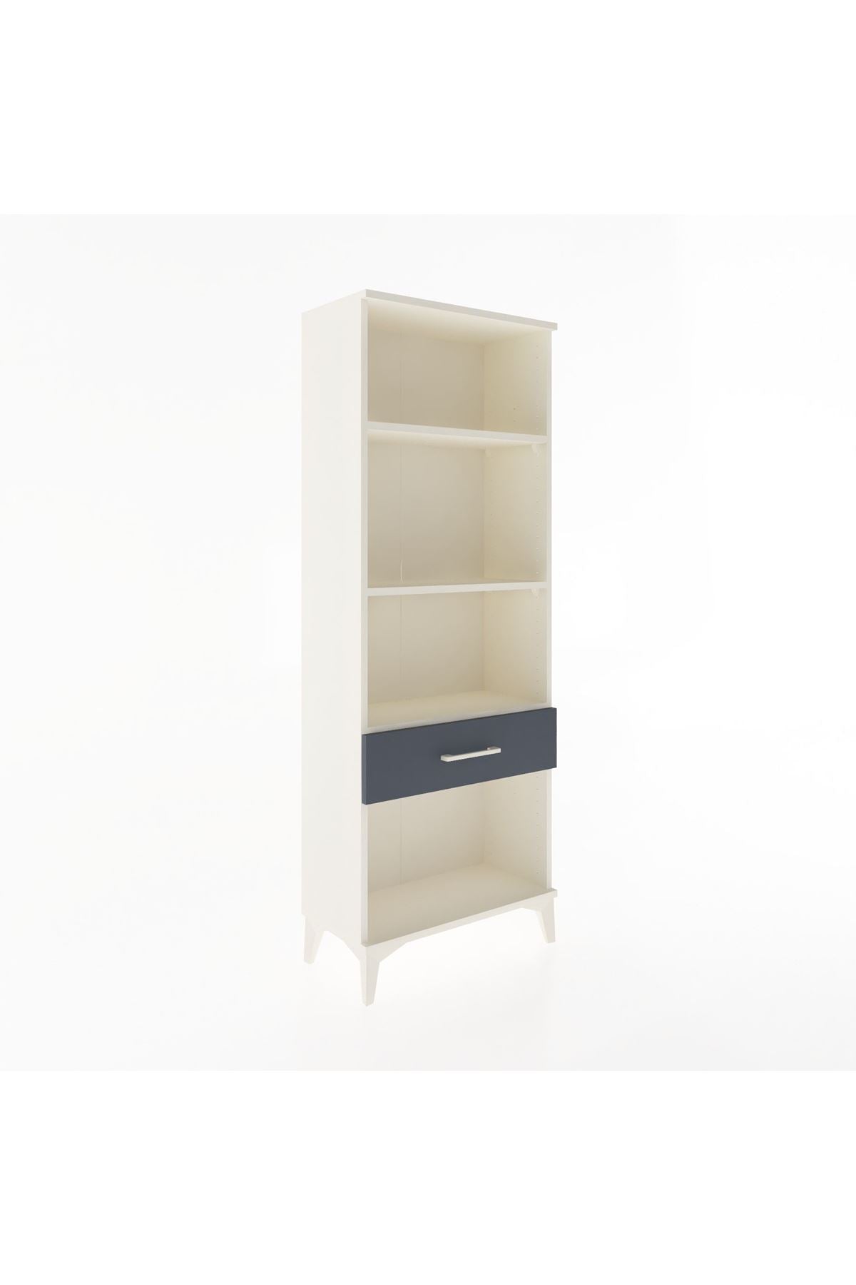 Arges Dolap 3 Raflı Tek Çekmeceli 60x30x163 - S20M122V2A
