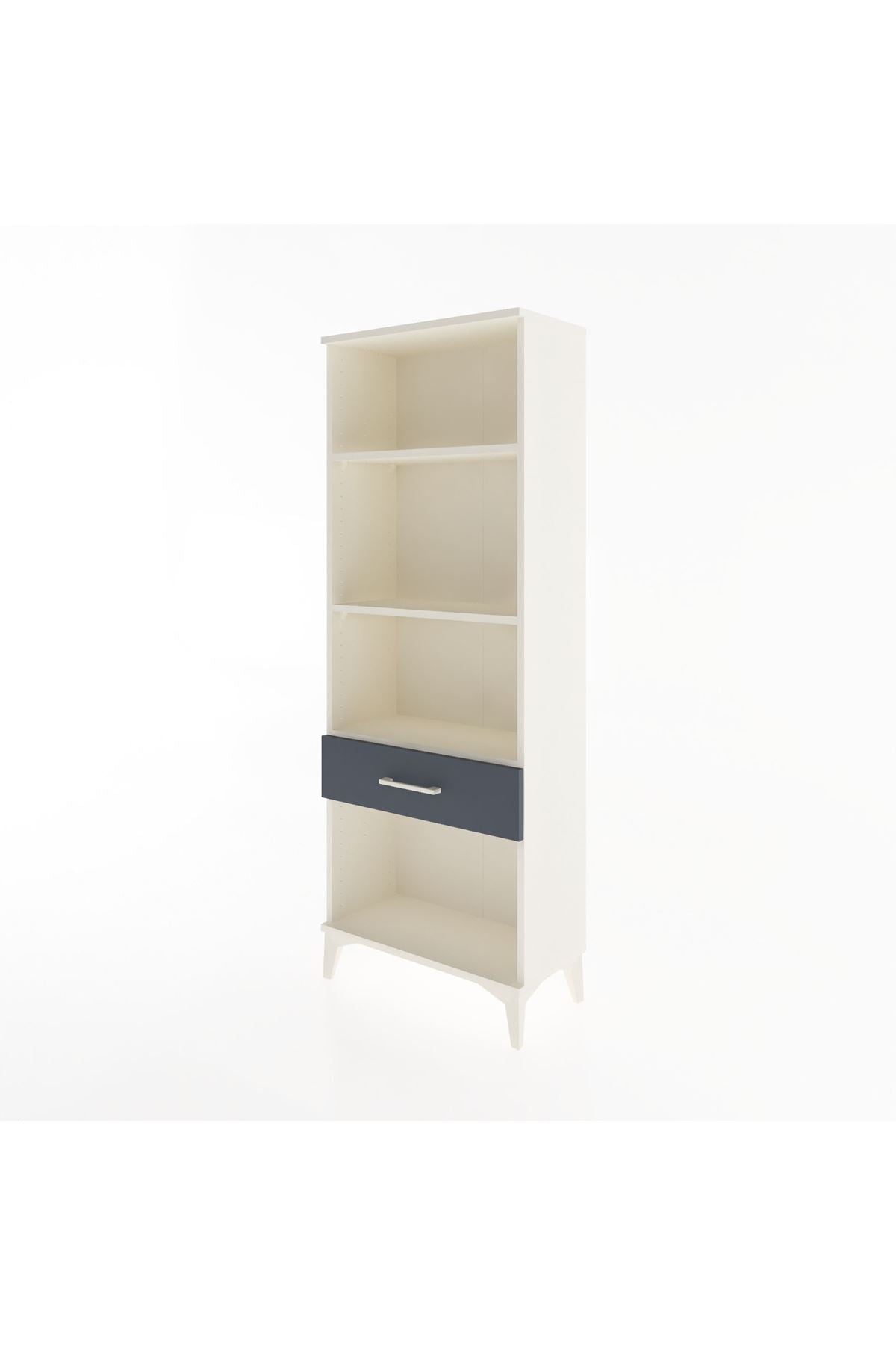 Arges Dolap 3 Raflı Tek Çekmeceli 60x30x163 - S20M122V2A