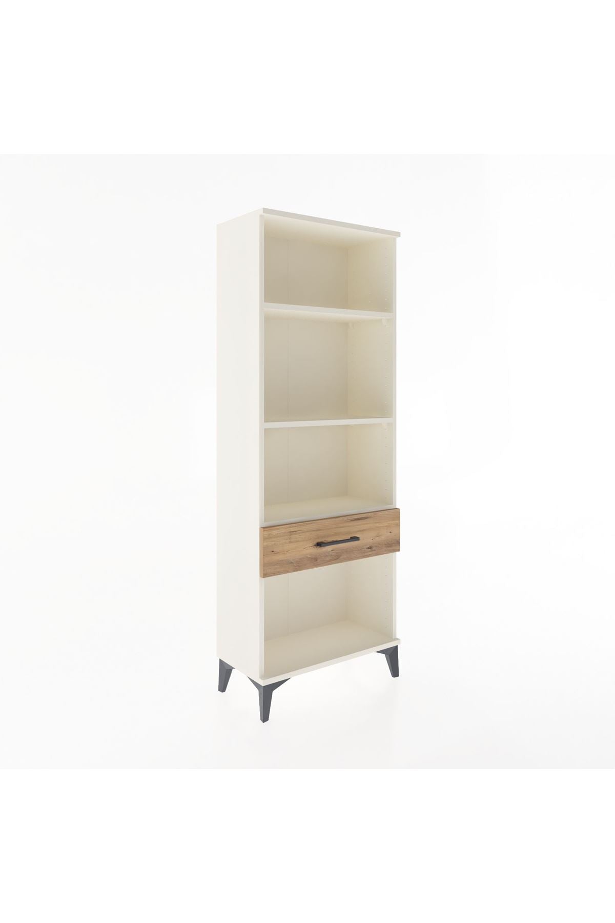 Arges Dolap 3 Raflı Tek Çekmeceli 60x30x163 - S20M122V3A