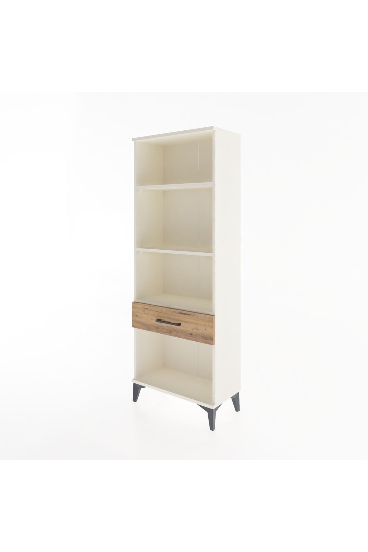 Arges Dolap 3 Raflı Tek Çekmeceli 60x30x163 - S20M122V3A